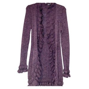 Italian Woman’s Long Cardigan Sweater
